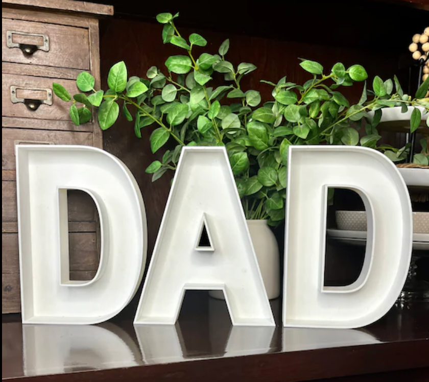 SiliFine 3 Pack Father Day Letters, FILE for 3D Printing File