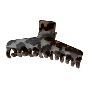 Cute Acetate Hair Claw Clip for Women,5inch Black claw Clip,Claw Clips Suitable for Thick Hair,Large French Banana Clip (Tortoiseshell)