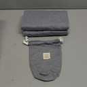 KeaBabies Baby Wrap Carrier - All in 1 Original Baby Carrier Newborn to Toddler Sling, Easy to Wear, Hands Free Bonding, Lightweight, Breathable Infant Wraps (Classic Gray) (One Size (Pack of 1))