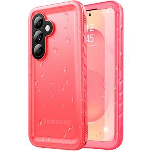 SPORTLINK Waterproof Case for Samsung Galaxy S25, Shockproof Dustproof Built-in Screen Protector, Full Body Sealed Heavy Duty Protective Cover for Samsung Galaxy S25 6.2 Pink