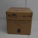 Monarch Specialties 9769, Brown, Modern Lighting 23" H Table Lamp Rattan Beige Shade, 14" L x 14" W x 22.5" H