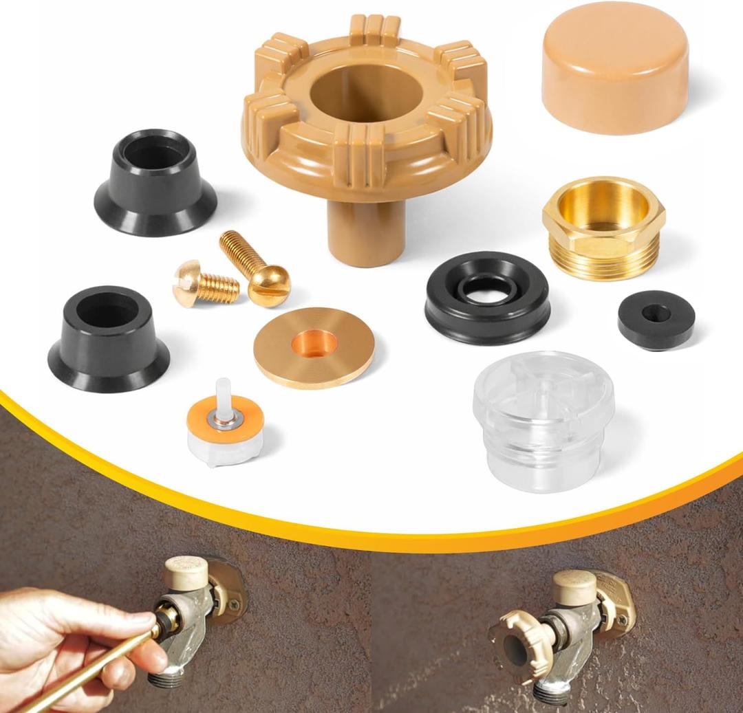 RK-17MH Repair Kit Metal Handle for Woodford Model 17 Outdoor Faucets (12Pcs)