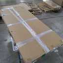 BARNSMITH 60x80" Sliding Closet Door, 5-Panels Preassembled Frosted Glass Door Panel with Hardware Kits & Matching Fascia, MDF Covered with Water-Proof & Anti-Scratch PVC Surface, White