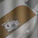 HIGHCRAFT Premium Elongated Toilet Seat with Adjustable Hinges & Quick Removal Mechanism - Molded Wood Toilet Seat - Fits Standard Elongated Toilets - Oval Seat in White