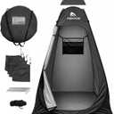 Abahub Pop Up Oversized Shower Tent, 4.9 x 4.9 x 6.2 ft, Portable Instant Privacy Tents for Camping, Outdoor Changing Room with Removable Floor Mat & Rain Shelter