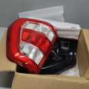 Tail Lights W/Bulb and Harness Assembly Compatible with 2021 2022 2023 Ford F150, Rear Light Taillights Replacement # ML3Z-13405-E ML3Z-13404-E