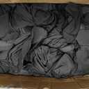 VEVOR 50 Pcs Flat-Front Chair Covers Polyester Spandex Stretch Slipcovers for Wedding Party Dining Banquet, Black