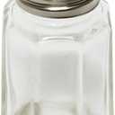 Thunder Group Paneled Cap Salt and Pepper Shakers (6 Pack), 1-1/4 oz, Clear