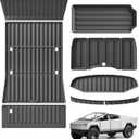 SMABEE 7Pcs Fit for Tesla Cybertruck 2023 2024 2025 2026 Truck Bed Mat Frunk Mats Front Rear Trunk Liners Protective Pad Tailgate Mat TPE Accessories Interior