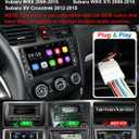 Plug and Play Car Stereo Radio for Subaru Forester 2009-2015/Subaru Impreza 2008-2014/Subaru WRX 2008-2015/Subaru WRX STI 2008-2015/Subaru XV Crosstrek 2012-2015 Support Carplay/Android Auto/BT/AM/FM