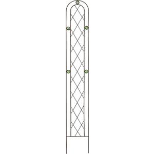 Arcadia Garden Products TR03 Arched Garden Trellis 6' x 10", Black