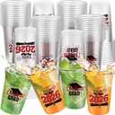 120 Pack Disposable Graduation Plastic Cups, 16 Ounce Drinking Cup Graduation Party Supplies Congrat Grad Tableware Party Favors, Red