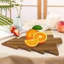 Christmas Tree Cutting Board for Kitchen - Christmas Cutting Board - Tree Shaped Holiday Decor Block Cheese Serving Tray for Cheese Fruit Bread Snack Dessert, 9.5 x 15 Inch