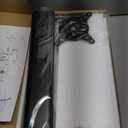 Single LCD Computer Monitor Free-Standing Desk Stand Mount Riser for 13 inch to 32 inch screen with Swivel, Height Adjustable, Rotation, Vesa Base Stand Holds One (1) Screen up to 77Lbs(HT05B-001)) (Black)