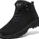 SHULOOK Non Slip Work Boots Women Slip Resistant Comfortable Mesh Kitchen Chef Shoes for Restaurant Food Service Lightweight Walking Shoes Ankle Support (Black, US7)