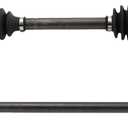 TRQ Front Driver and Passenger Side CV Axle Assembly Set Manual Transmission Compatible with 2012-2018 Chevrolet Sonic L4 1.8L