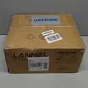 42'' White Ceiling Fans with Lights and Remote, 6 Speed Low Profile Modern Ceiling Fan with Quiet DC Motor for Indoor Outdoor Bedroom Living Room