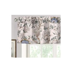 H.VERSAILTEX Blackout Curtain Valances for Kitchen Window/Living Room/Bathroom Privacy Added Rod Pocket Home Decoration Winow Valance, 52" W x 18" L, Floral in Sage and Brown