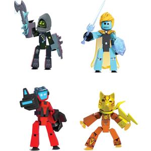 Zing StikBot Legendz Series 2 - Includes MERC, Doctor Nevermore, Bolt, Kallista - Collectible Action Figures and Accessories, Stop Motion Animation, Ages 4 and Up