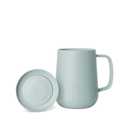 Simple Modern Voyager Signature Mug | Travel Coffee Tumbler with 360° Lid and Handle | Ceramic-Lined Insulated Stainless Steel Iced Cold Brew Cup | 12oz, Sea Glass Sage