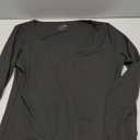 REORIA Long Sleeve Bodysuits for Women Square V Neck Going Out Top Double Lined Thong Body Suit Sexy Slimming Shirt 2025 Fall, Size XL (Black Onyx)