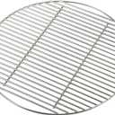 17" Bottom Fire Grate BBQ High Heat 304 Stainless Steel Charcoal Fire Grate Fits XLarge Big Green Egg Fire Box,Fire Grate fit Weber 22 Grill Parts Charcoal Grate Replacement Accessories(17")