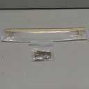 RZDEAL 2pcs Solid Brass Gold Cabinet Pulls, 10 Inch Hole Centers for Kitchen Cupboard Handles Modern Drawer Dresser Pulls Bathroom Brushed Brass Cabinet Pulls Wardrobe Door Handles