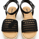 Soda, Hoyden-D, Black, casual Sandal, sandal 6.5