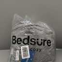 Bedsure GentleSoft Sherpa Fleece Throw Blanket for Couch - Thick and Warm Christmas Blanket for Winter, Soft Fuzzy Plush Throw Gifts for Women and Men, Grey, 50x60 Inches