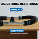 DERACY Twister Arm Trainer, Adjustable 60 - 110 Lbs Resistance Forearm Strengthener, Chest Workout Equipment, Arm Exerciser, Portable Home Gym Fitness Equipment