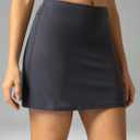 Colorfulkoala Dreamlux Tennis Skirt with Inner Shorts Pockets High Waisted Casual Athletic Golf Skort for Women (Purple)