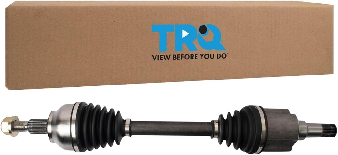TRQ Front Left CV Axle Assembly Manual Transmission Compatible with 2013-2018 Ford Focus ST RS Driver Side