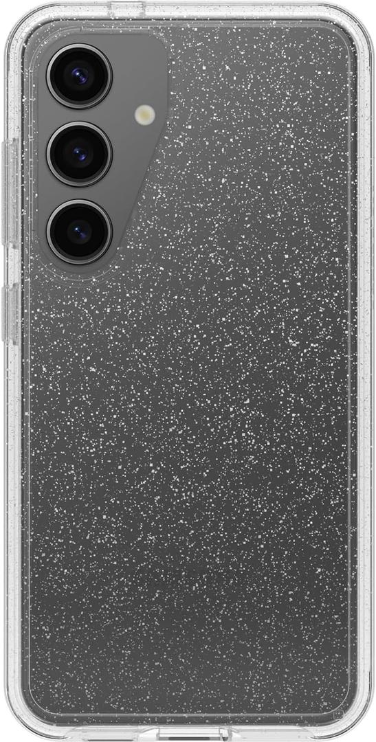 OtterBox Samsung Galaxy S24 Symmetry Series Clear Case - Stardust (Clear/Glitter), Ultra-Sleek, Wireless Charging Compatible, Raised Edges Protect Camera & Screen