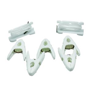 Schoolsource - 33032 Ceiling Hanger Grip Clips, Pack of 10 - 069360,White