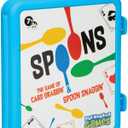 PlayMonster Spoons in a Case, Card Games for Kids - Spoons Game, Fun Family Games for Kids and Adults, Game Night, Travel Games, 3-6 Players, Ages 7+