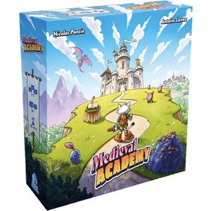Medieval Academy (Second Edition) - Card Drafting, Strategy Board Game, Chivalry, Tournaments & Adventure, Ages 8+, 1-5 Players, 30 Min