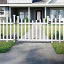 Zippity Madison Picket Gate, White Vinyl DIY No Dig Kit
2.5ftH x 5.1ftW, 1 Gate, ZP19028