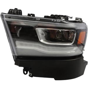 Headlight Assembly Compatible with Ram 1500 2019-2024 w/DRL Front Headlamp Left 68533273AB