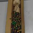 CRCZK Mardi Gras Table Tree Decorations 20"H Lighted 20Leds Mardi Gras Tree with Fleur De Lis String Lights Mardi Gras Decorations Table Centerpiece New Orleans Mardi Gras Decor Masquerade Party Decor (Purple Green Yellow)