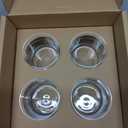 Fable Glassware Set - Includes 4 Tall Glasses and 4 Short Glasses - Lightweight, Dishwasher Safe, Glass Cups Bundle