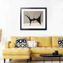 LaVie Home 20x30 Picture Frame Black Poster Frame, Display Pictures 18x24 with Mat or 20x30 Without Mat, Stable and Sturdy Frame and Polished Plexiglass, Horizontal and Vertical Format of The Walls