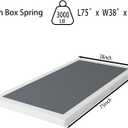 OSASET Low Profile Box Spring Twin - 3 Inch Box Spring for Twin Heavy Duty Bed Foundation Metal Bed Base Easy Assembly