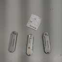 WORKPRO 3-Pack Folding Utility Knife, Quick Change Blades Box Cutter, EDC Foldable Pocket Utility Knife Sets with Belt Clip (Silver-stainless Steel)