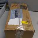 QEEIG Bathroom Floating Shelves for Wall - 15.7" Wall Mounted Shelf Over Toilet Farmhouse Home Decor Display Bookshelf Small 15.7 x 6.7 inch Set of 2, Rustic Brown (008-40BN)