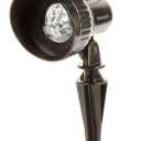 GAMA SONIC GS-103-WW Progressive Garden Landscape Spotlight Outdoor Solar Powered Light on Stake, Warm White LED