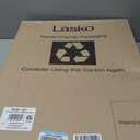 Lasko Pedestal Fan, Oscillating Fan for Bedroom with Adjustable Height and 3 Cooling Speeds, Portable, 18", Black, 1827