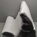 Bedluxe Adjustable 4pcs Bed Wedge Pillow Set, Memory Foam Wedge Pillows Post Surgery for Back, Neck, Leg Pain Relief, Pillow Wedge for Sleeping, Sitting up in Bed, Acid Reflux and GERD, White/Grey (Adjustable 9&12 Inch + 2 Head Pillow)