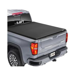 CAPSER Silverado 1500 5.8FT Soft Tri Fold Tonneau Cover Fits 2019-2024 Chevy Silverado 1500/GMC Sierra 1500 69.9Inch Truck Bed