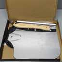 Mooues Pizza Peel Aluminum Pizza Spatula, Metal Pizza Paddle(14inx 16in) with Rocker Cutter Foldable Wood Handle, [Storage bag included], for Family Pizza Oven Baking Pizza, Dough, Bread & Pastry