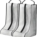 Portable 2 Pack Boots Storage,Tall Boots Storage/Protector Bag,Black Portable Waterproof Storage Bags
